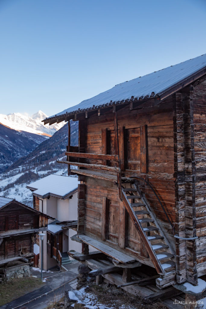 val d'herens suisse en hiver 