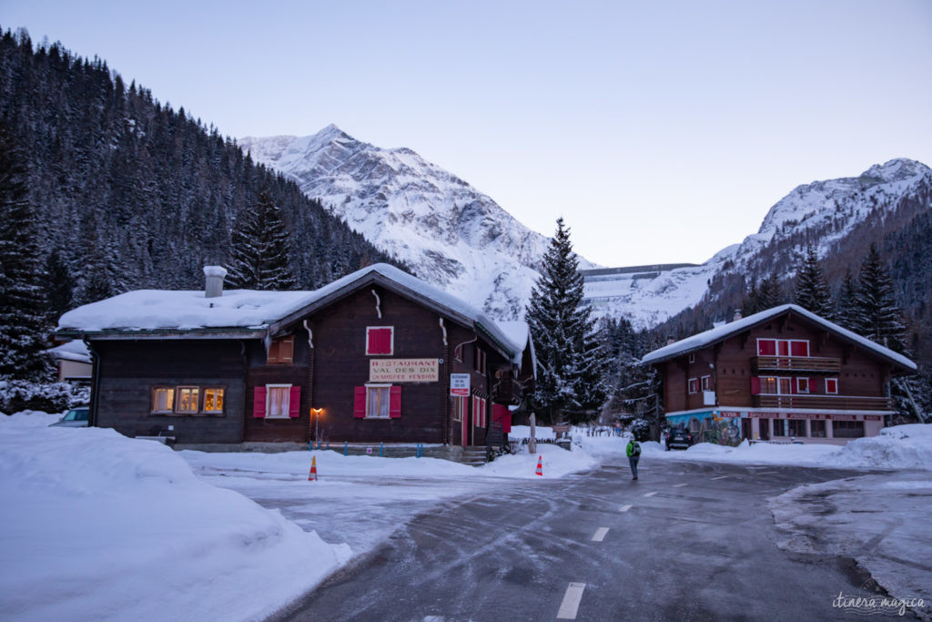 val d'herens suisse en hiver 