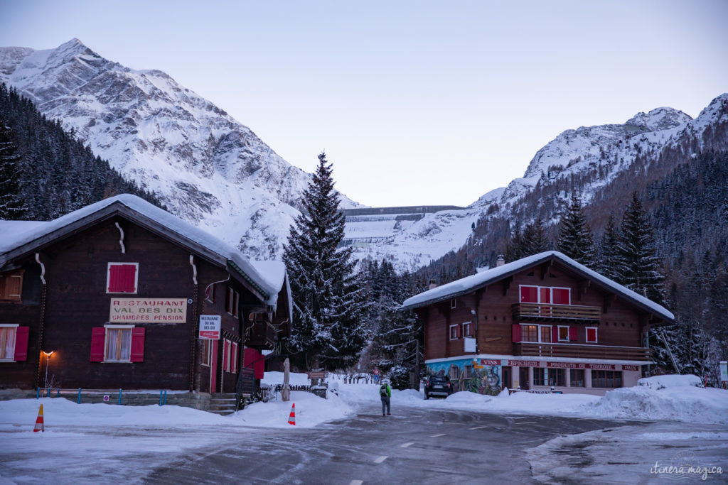 val d'herens suisse en hiver 