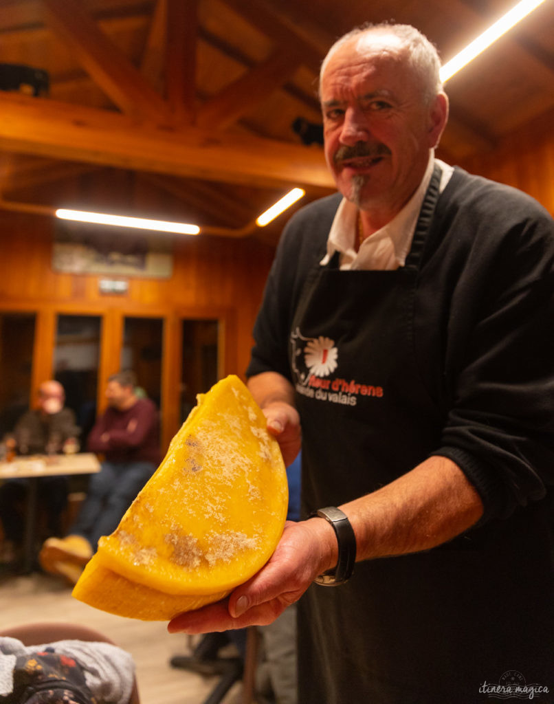 val d'herens suisse en hiver raclette