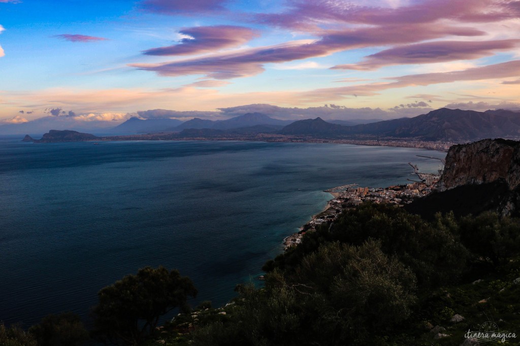 Sonnenuntergang am Golf von Palermo