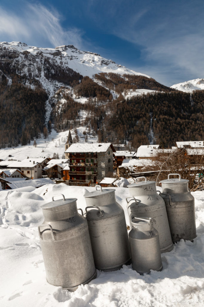 val d'herens suisse en hiver evolene
