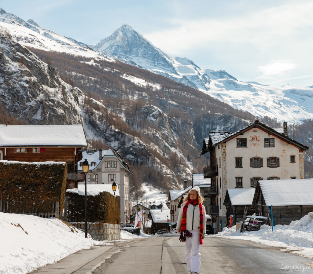 val d'herens suisse en hiver evolene