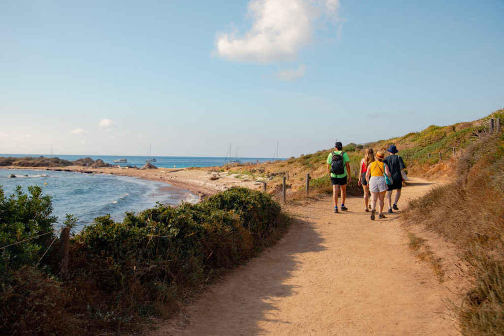 randonner à ramatuelle : cap taillat hors saison