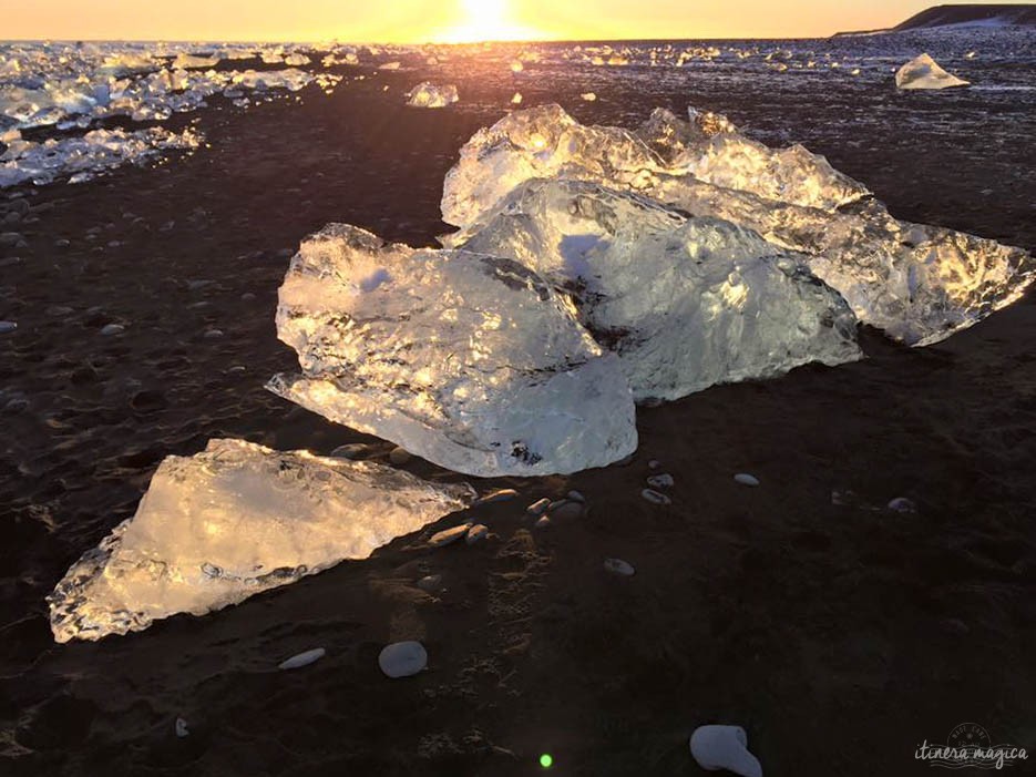 glacier islande hiver jökulsarlon