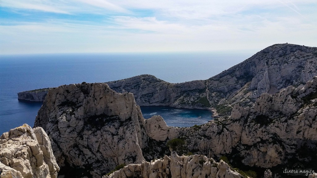 Hiking in the mountain range.