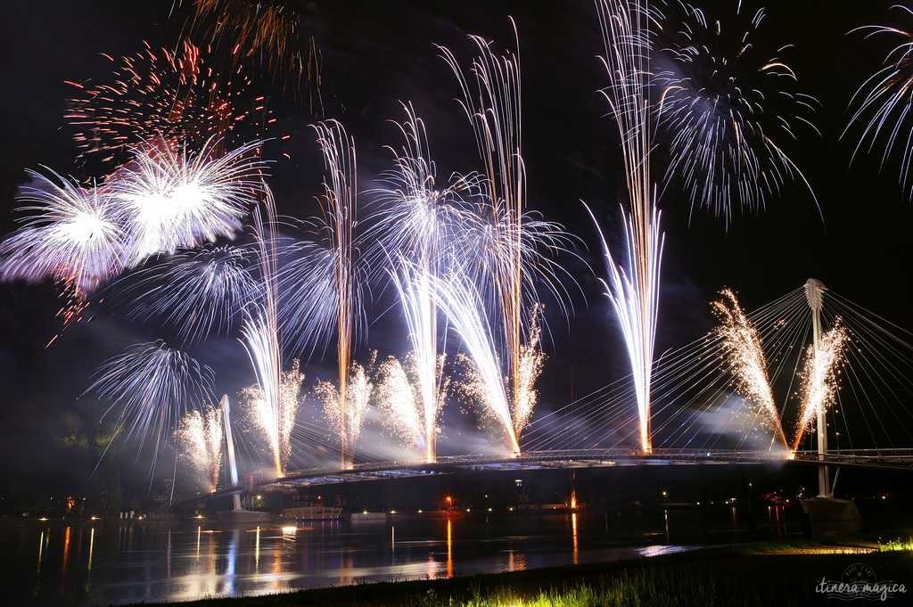 Feuerwerk im Garten. Quelle für das Bild: Tourisme Alsace.