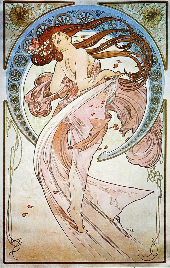 alfons mucha la danse