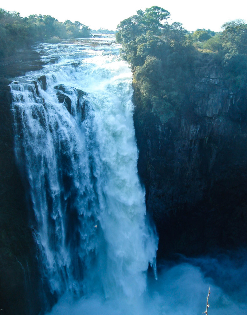 L'une des nombreuses chutes.