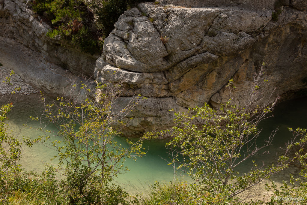 Sur la route de l'olivier en Baronnies provençales.