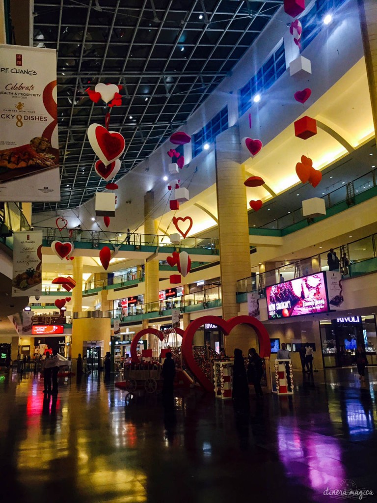 Saint Valentin à l'Abu Dhabi Mall.