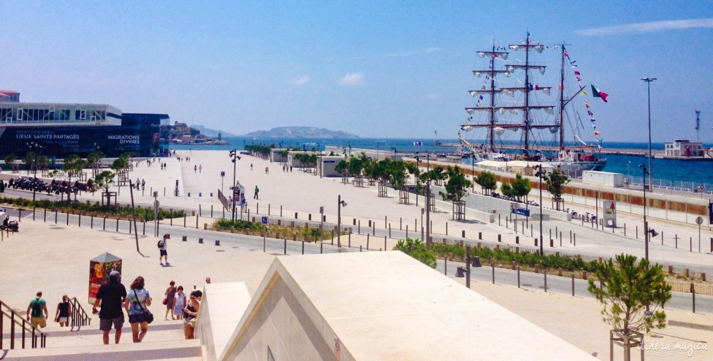 Marseille, MUCEM, Major, cathédrale, bateau, port