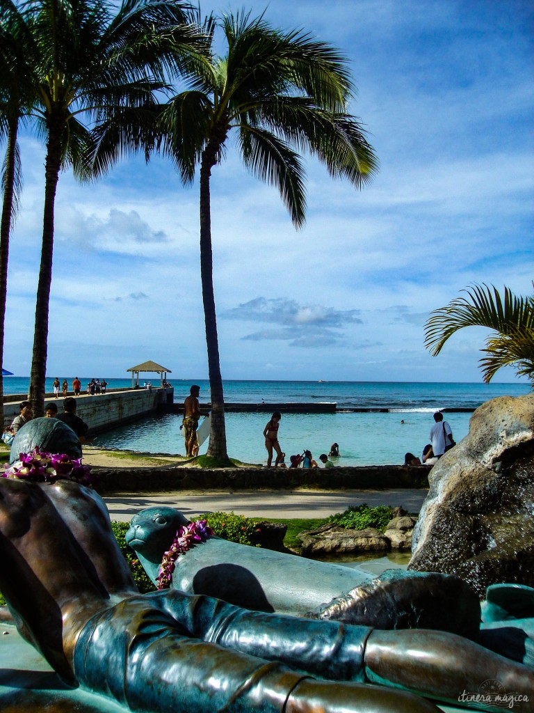 Idyllic visions of Waikiki, Honolulu.