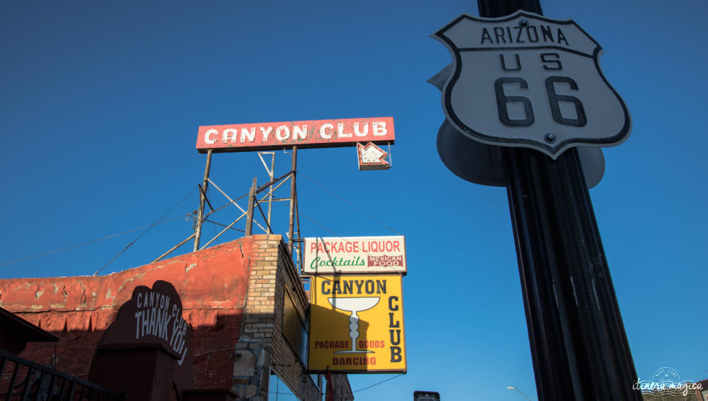 De l'Arizona à la Californie, sur la route 66, retrouvez les étapes d'un roadtrip aux USA sur Itinera Magica. La route, toujours ! 