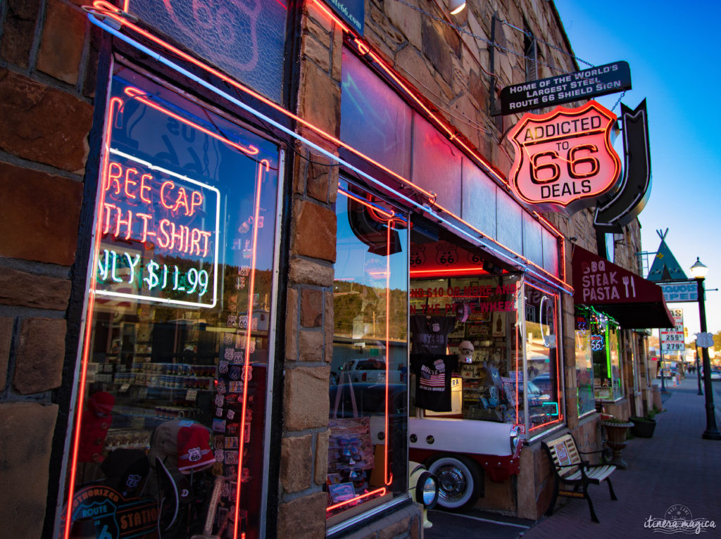 De l'Arizona à la Californie, sur la route 66, retrouvez les étapes d'un roadtrip aux USA sur Itinera Magica. La route, toujours ! 