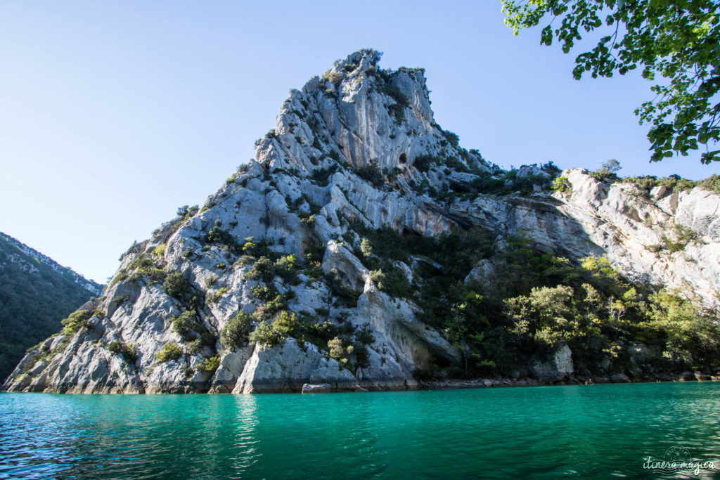 Itinéraires dans les gorges du Verdon : les basses gorges à Quinson