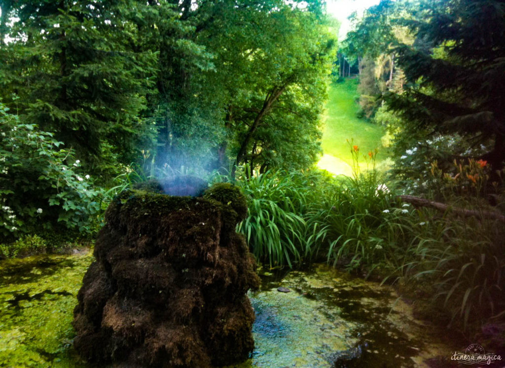 Fontaine dans l'un des parcs de Weimar