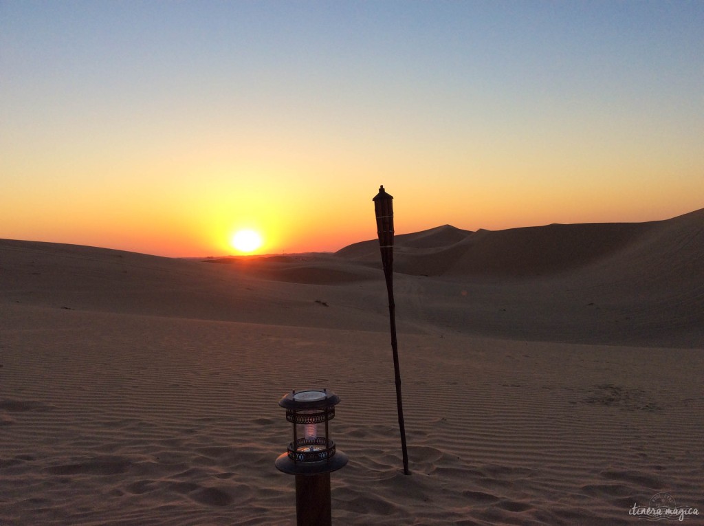 blog voyage arabie désert coucher de soleil