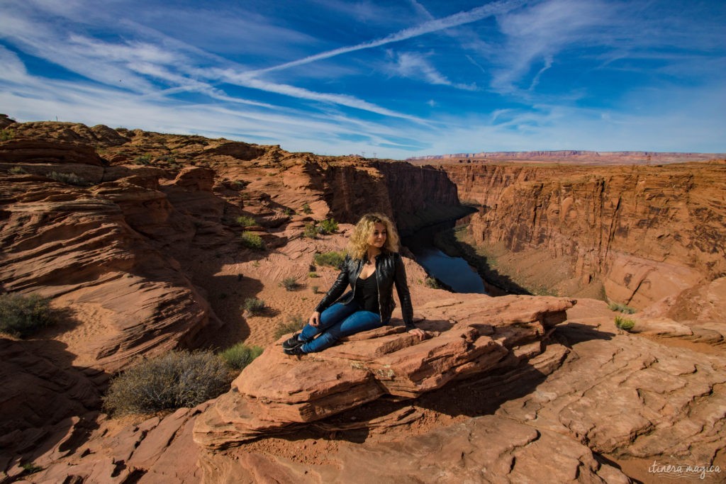 Horseshoe Bend, le plus beau méandre du Colorado, et les rives du Lac Powell regorgent de merveilles géologiques. Le road trip continue à Page, Arizona. Itinera Magica, Ariane Fornia