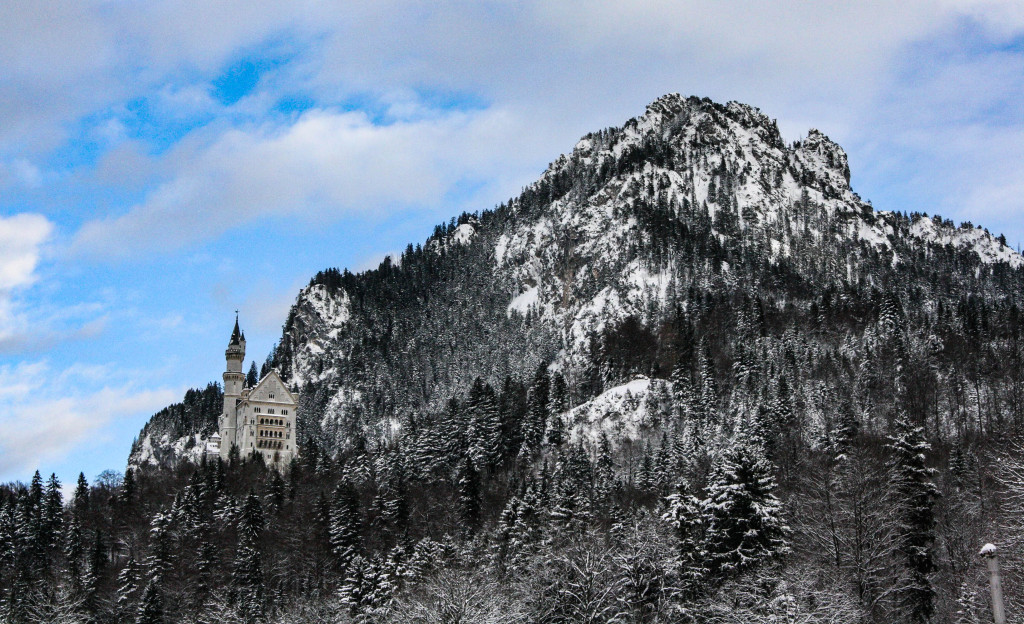 Neuschwanstein sous la neige.