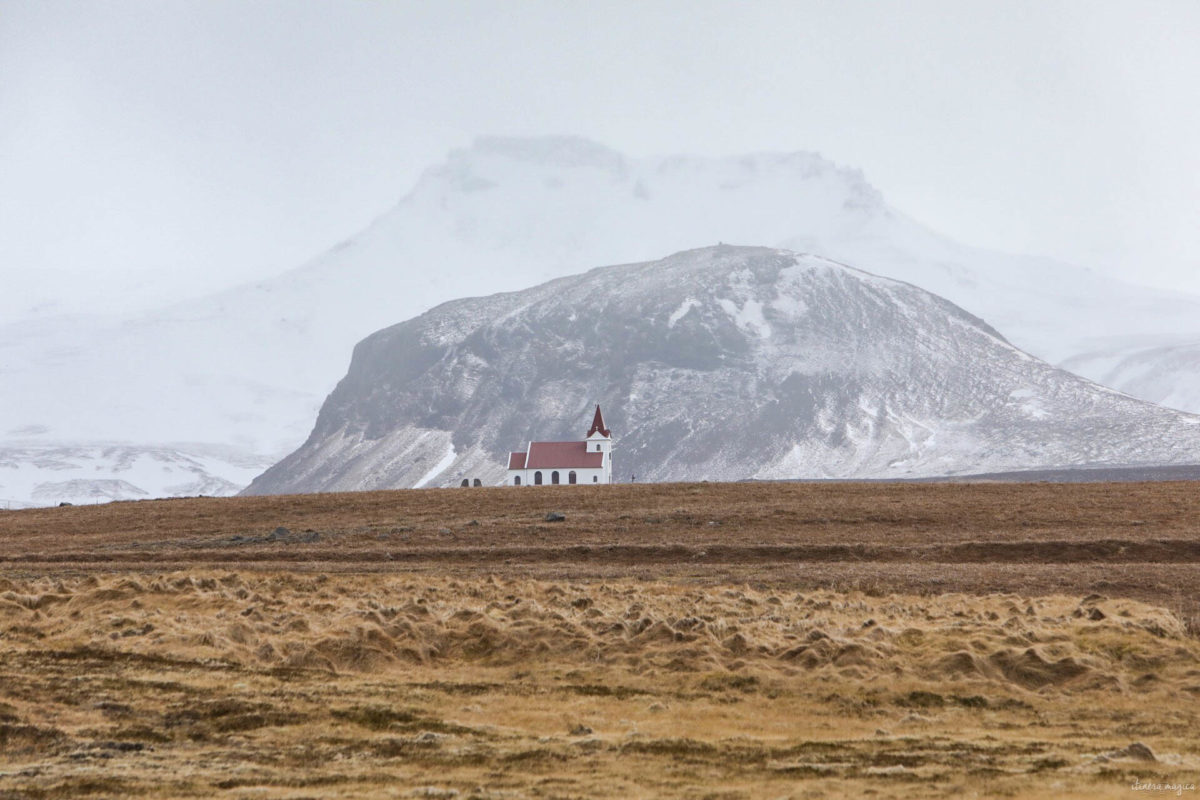 snaefellsnes islande de l'ouest en hiver