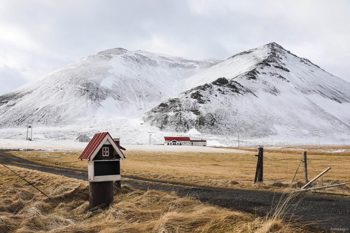snaefellsnes en hiver islande en mars