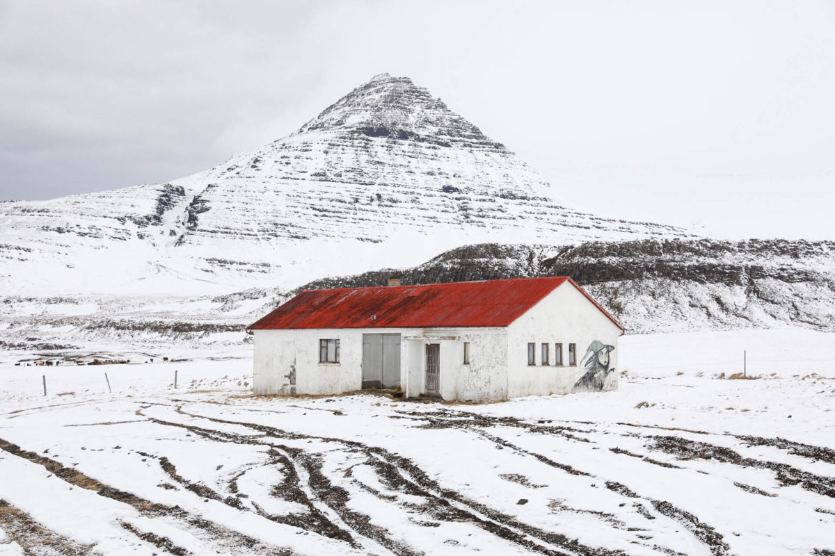 snaefellsnes en hiver islande en mars