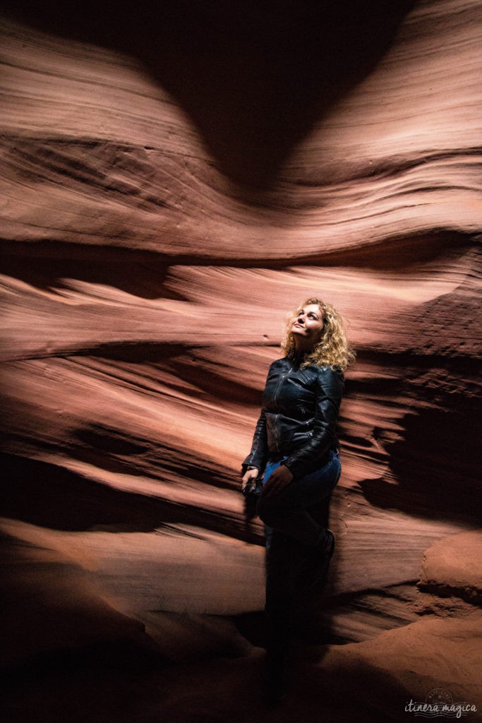 Ariane Fornia à Antelope Canyon