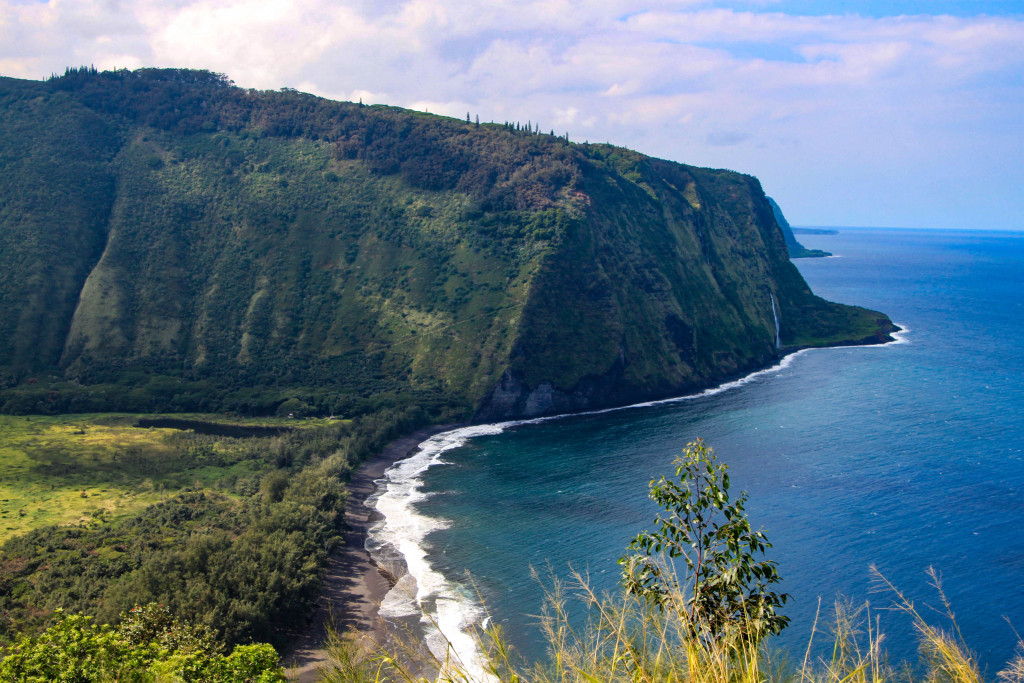 Waipio, la "vallée des rois", sur la grande île, haut lieu de l'histoire politique de l'archipel. 