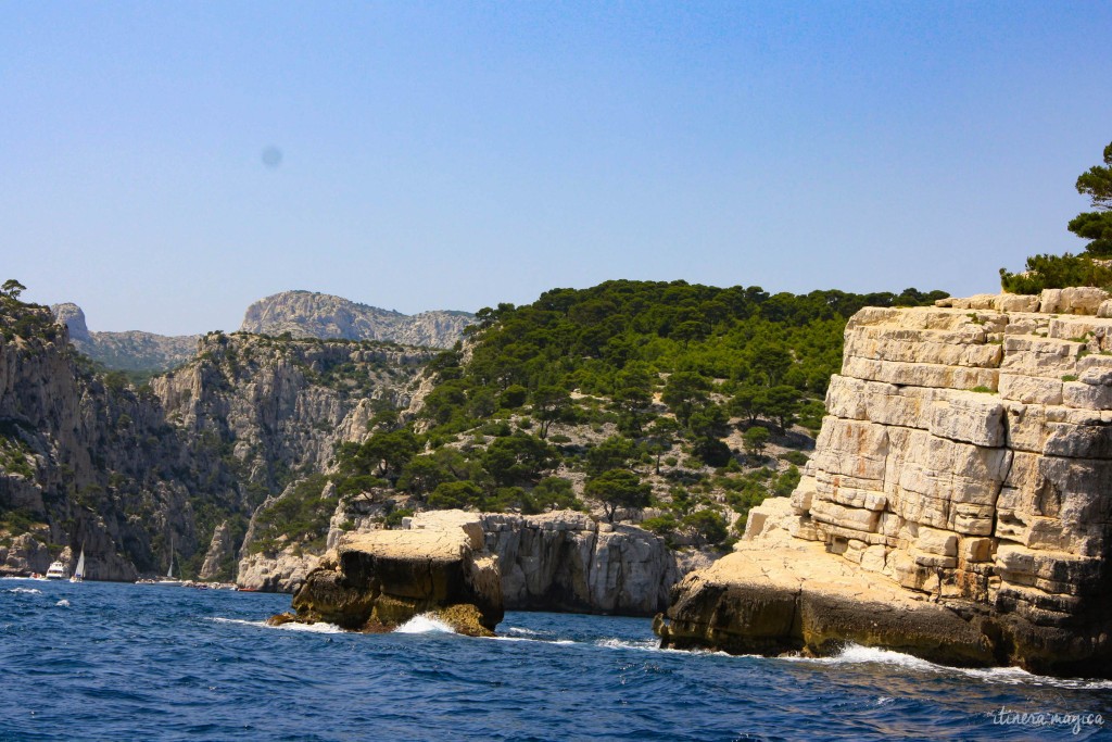 En-Vau as seen from the sea.