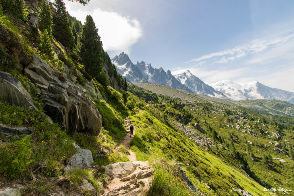 Randonnée à Chamonix balcons nords