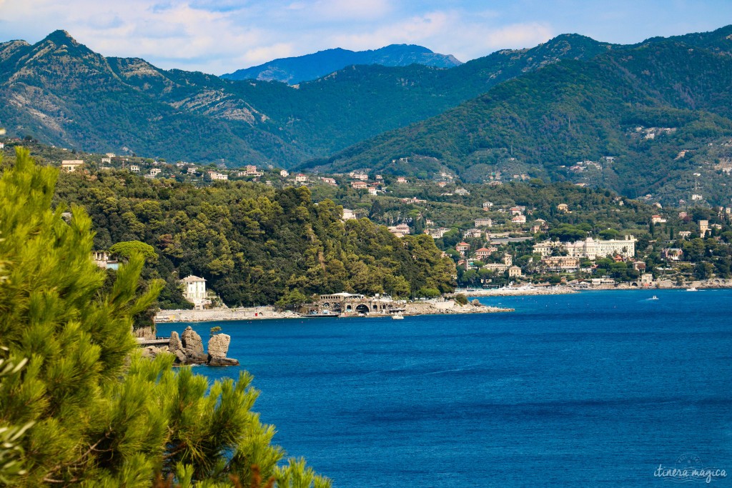 La sublime route qui lie Santa Margherita Ligure à Portofino.