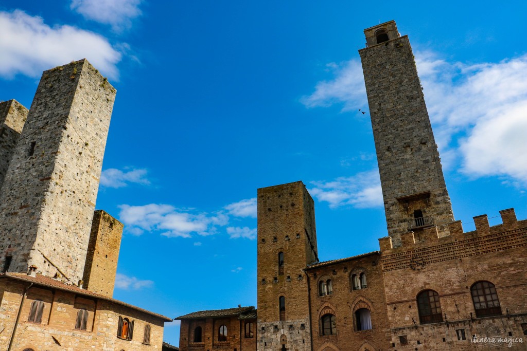 Trois des tours de San Gimignano.