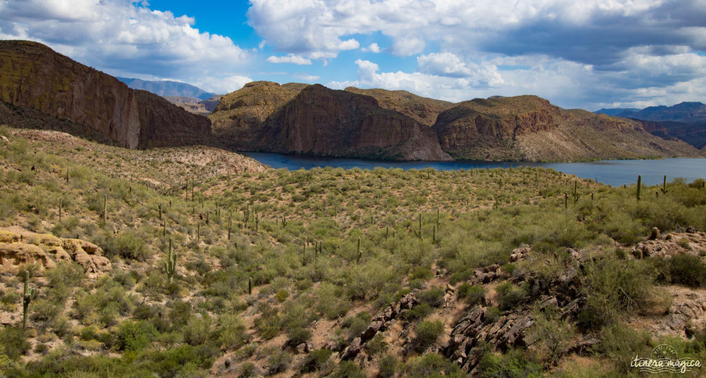 L'Apache Trail ? Une piste aussi mythique que la route 66, qui serpente dans le désert d'Arizona, et charrie toute la légende de l'Ouest ! Partez pour un road trip au pays des cactus, avec Itinera Magica.