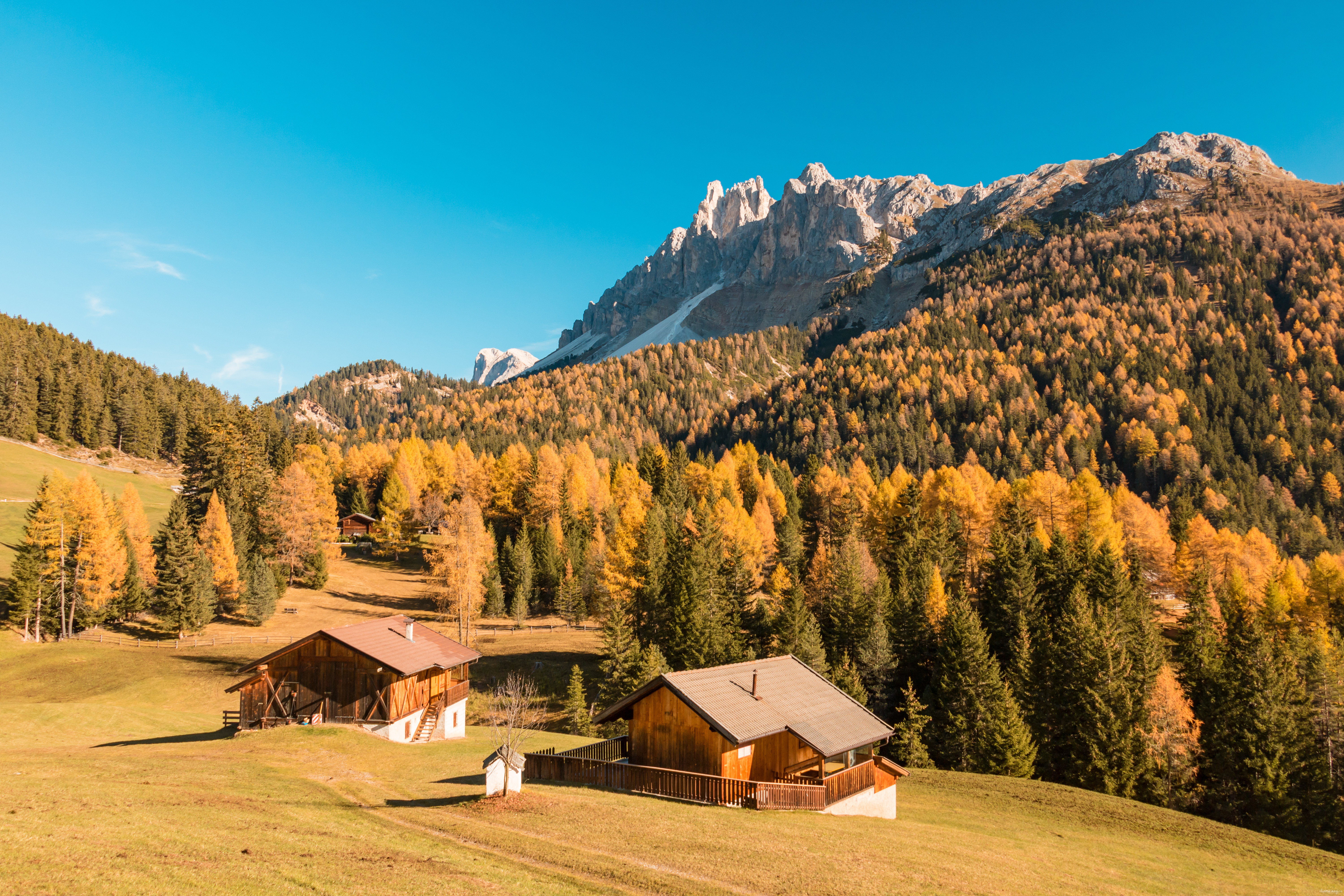 Découvrez les Dolomites à l'automne.