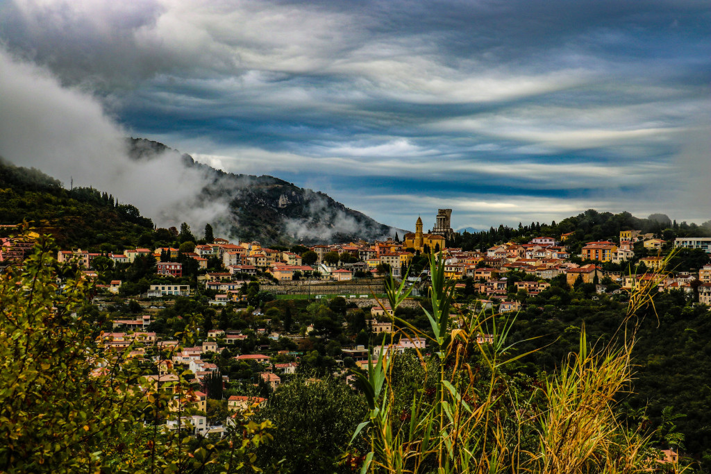 La Turbie and its famous Roman monument, the Tropaeum Alpium.