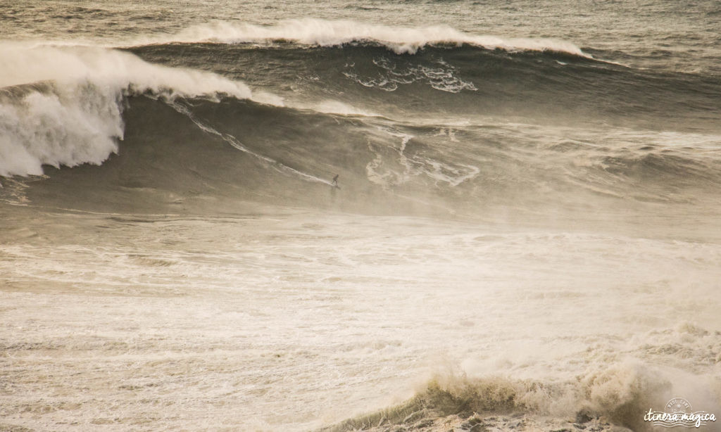 See the biggest waves in the world in Nazaré, Portugal. Mind-blowing big wave surf on monsters reaching 100 feet.