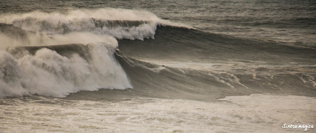 Les plus grosses vagues du monde à Nazaré. Vagues géantes Portugal. Comment voir les vagues de 30 mètres à Nazaré. Blog Nazaré surf de grosses vagues.