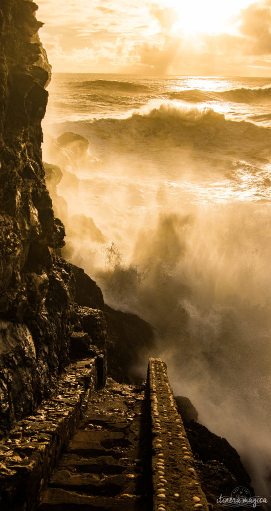 See the biggest waves in the world in Nazaré, Portugal. Mind-blowing big wave surf on monsters reaching 100 feet.