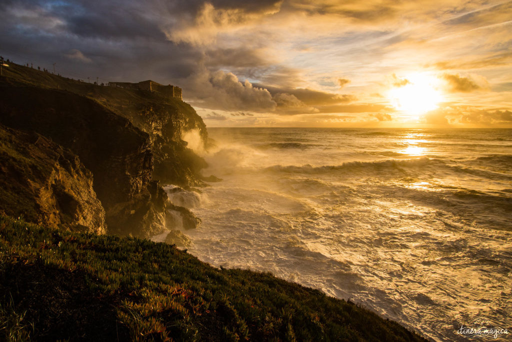 See the biggest waves in the world in Nazaré, Portugal. Mind-blowing big wave surf on monsters reaching 100 feet.