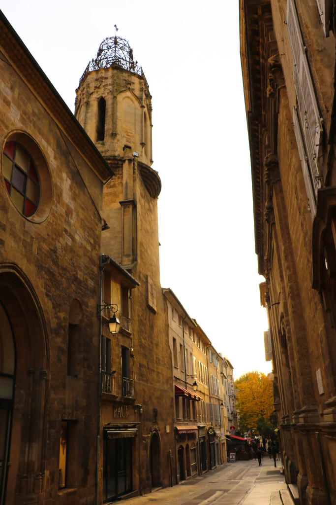 In der Innenstadt von Aix.