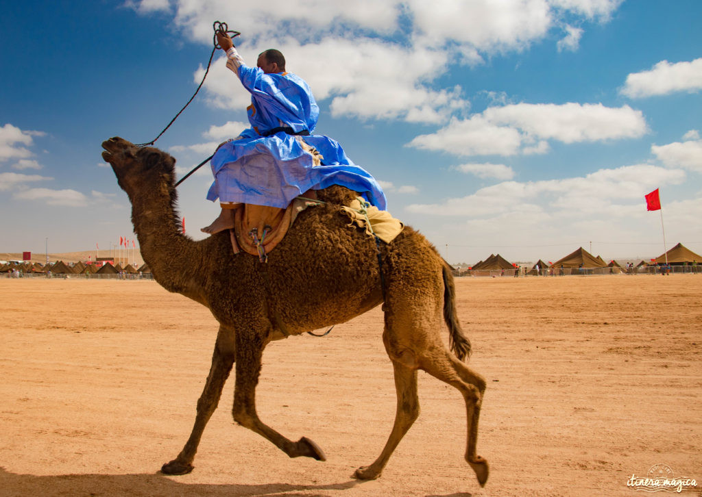 Au coeur du grand sud marocain, Tan-Tan est la porte du Sahara. Entre dunes de sable et océan, les peuples du désert se réunissent chaque mois de mai. Tourbillon de couleurs sur Itinera Magica.