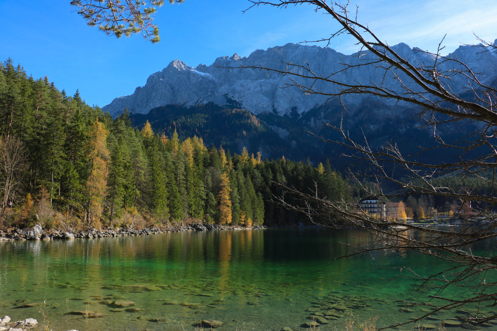 Le lac Eibsee.