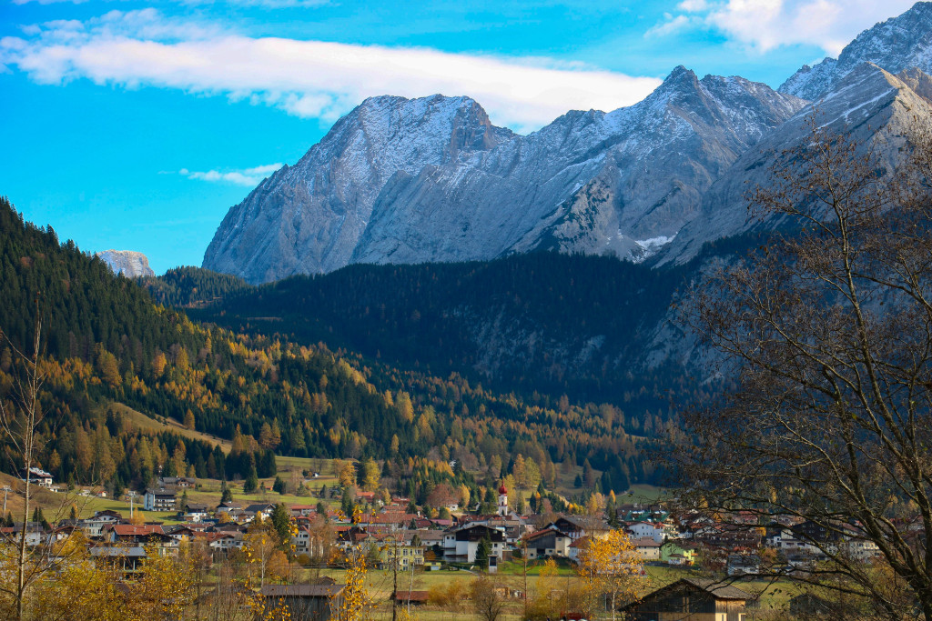 Paysage alpin, entre Allgäu et Tirol.