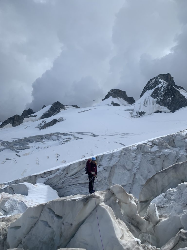 traversée de la vallée blanche avec la compagnie des guides de chamonix