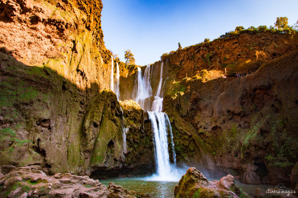 Ouzoud. Sur la route de Ouarzazate ou des cascades d'Ouzoud, road trip dans le sud du Maroc. 