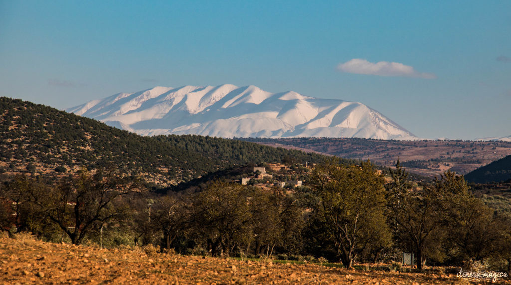 Sur la route de Ouarzazate ou des cascades d'Ouzoud, road trip dans le sud du Maroc, autour de l'Atlas