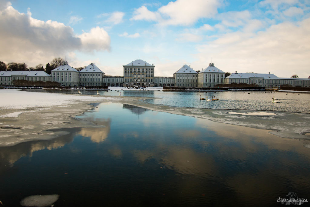 Découvrez la Bavière en hiver. Nymphenburg sous la neige