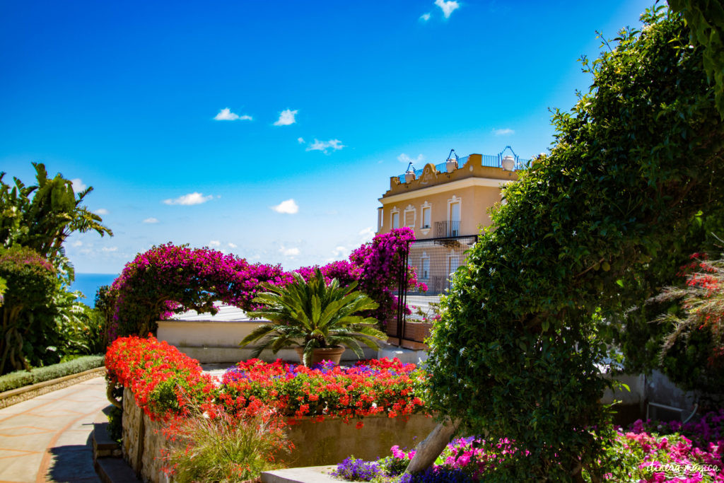 Capri est la perle du golfe de Naples. Tout voyage en Italie du Sud doit passer par cette île de rêve, entre Méditerranée et jardins. Capri, la dolce vita !