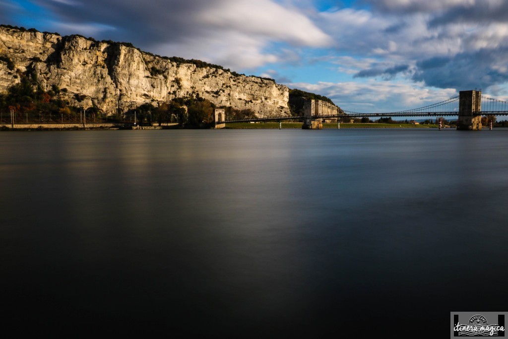 The river Rhône, and the cliffs on which I grew up.